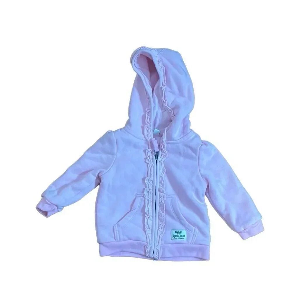 Ruum infant zip up hoodie size 6-12 months